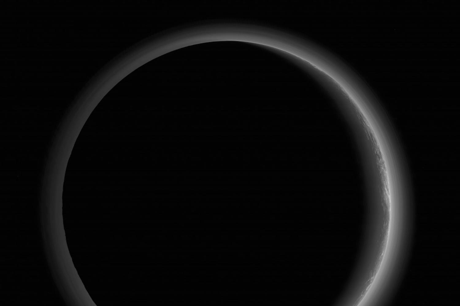 Pluto, a dwarf planet in the Kuiper belt, is pictured in a photo captured by the New Horizon Spacecraft in July 14, 2015.