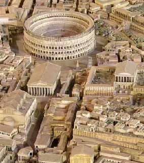 Dr. Morton mentioned the Rome Reborn project, an initiative whose goal is to recreate 3-D digital models to show the urban development of ancient Rome. Photo courtesy of Rome Reborn.