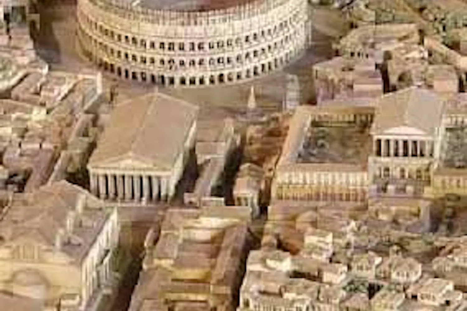 Dr. Morton mentioned the Rome Reborn project, an initiative whose goal is to recreate 3-D digital models to show the urban development of ancient Rome. Photo courtesy of Rome Reborn.
