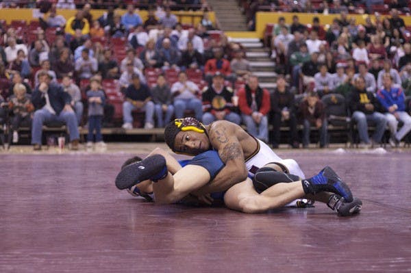 ONE OF THE BEST: Junior Anthony Robles has earned All-American honors two years in a row and also is known as a model human being by those that know him. (Photo by Scott Stuk)