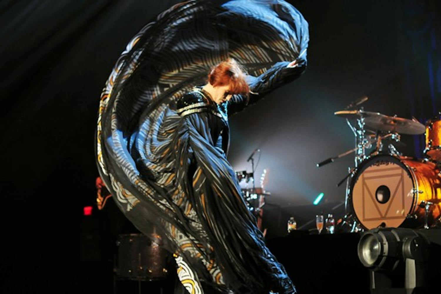 Florence Welch performs on stage at the Comerica Theatre, April 20, 2012. (Photo by Cheman Cuan)