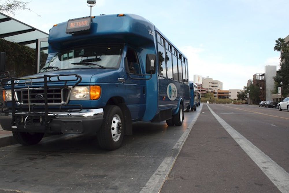 The City of Tempe Transportation Commission is discussing the possible move to new 30-foot Orbit buses and the financial leverage needed to do so. (Photo by Jessie Wardarski)