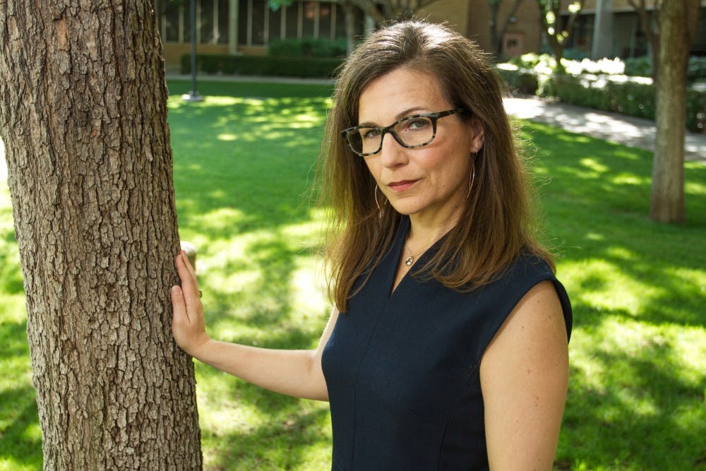 ASU professor&nbsp;Heather Ross poses for a photo outside her office at Cady Mall on ASU's Tempe campus on Wednesday, April 19, 2017.