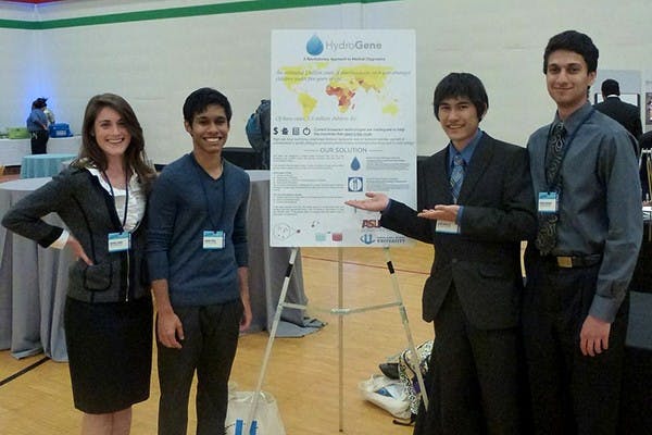 Molecular bioscience and biotechnology senior Nisarg Patel will take part in CGI U with a project called Biosensor. (Photo Courtesy of Nisarg Patel)