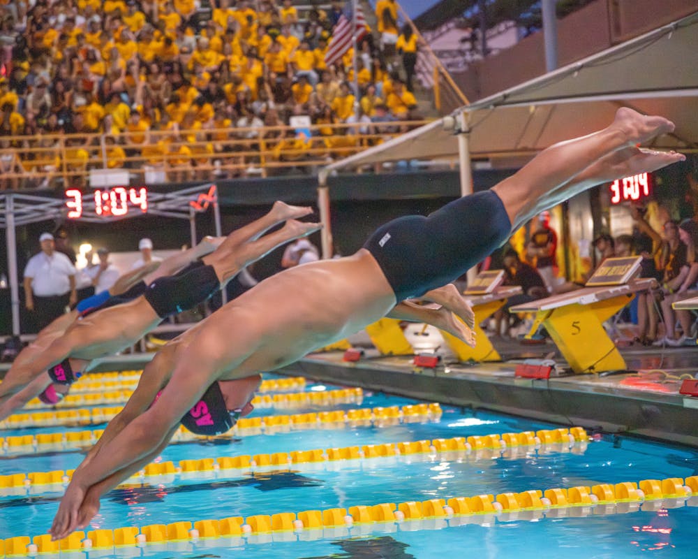 ASU's women and men's swim makes waves in dominant performance against ...