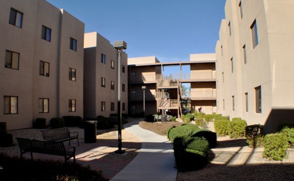 CASAS DEL WEST:  ASU West is projected to erect more residence halls like Las Casas  by the fall of 2012. (Photo by Sierra Smith)