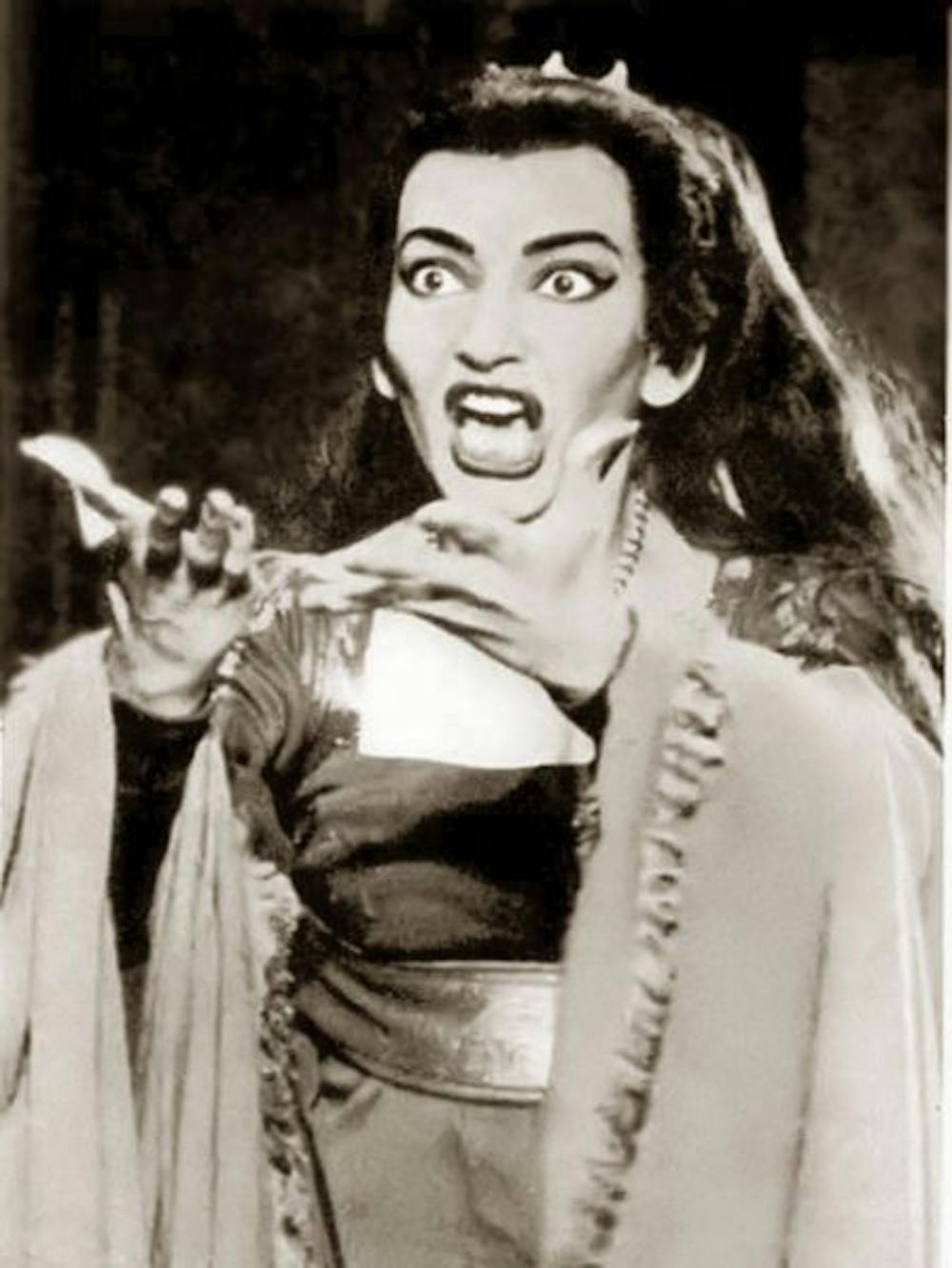 Maria Callas plays Medea in the 1969 film and bears a striking resemblance to Teresa from “The Real Housewives of New Jersey.” Photo courtesy of Ship of State.