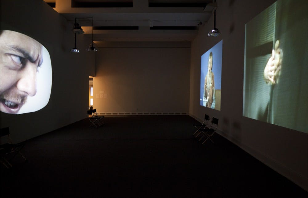 Detail of video installation currently at the ASU Art Museum. Photo by Craig Smith.