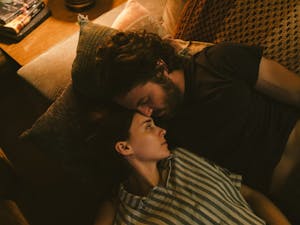 Rooney Mara and Casey Affleck in "A Ghost Story," directed by David Lowery.