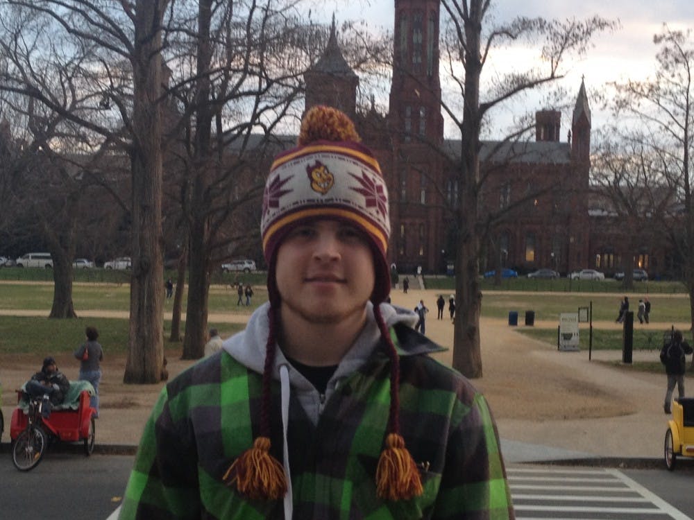 Tom a couple years ago in DC. It is taken from the steps of the Natural History Museum facing the original Smithsonian museum. 