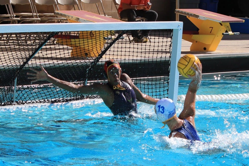 Women's water polo goalkeeper finds success balancing academics and