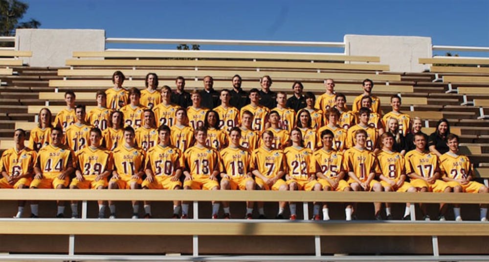 After beating U of A, the 2013 ASU Lacrosse team is ready to face the playoffs head on. Photo courtesy the MCLA