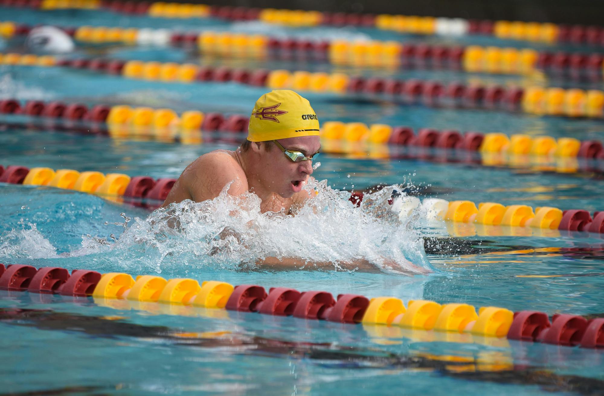 No. 1 ASU men's swim and dive wins big, No. 21 women's team loses