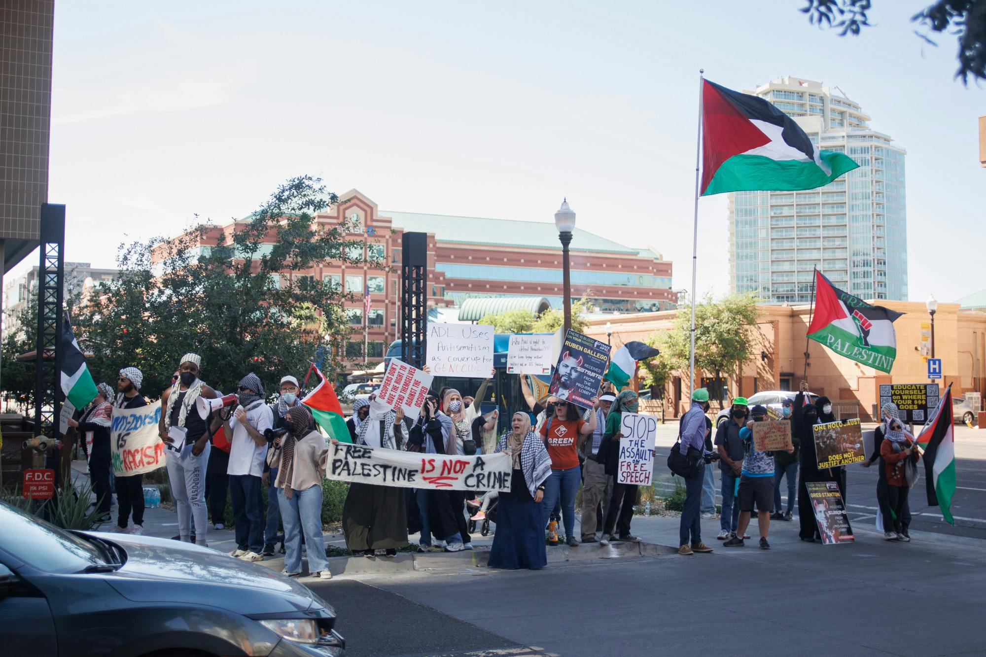 Gallery: Protest outside of ADL event