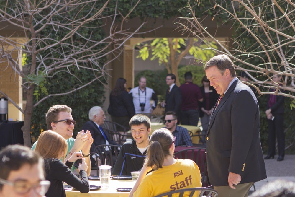 Michael Crow- meet and greet