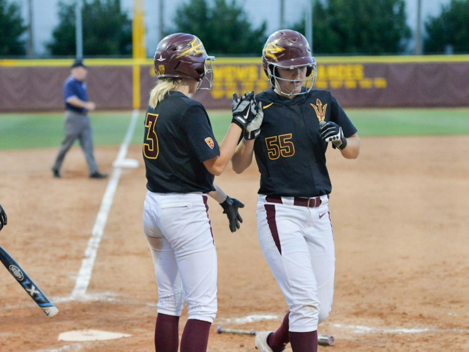 ASU softball against Utah on April 24, 2015