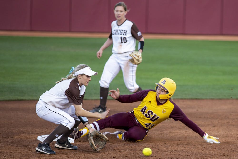 ASU softball defeated rival UA in the first game of series The