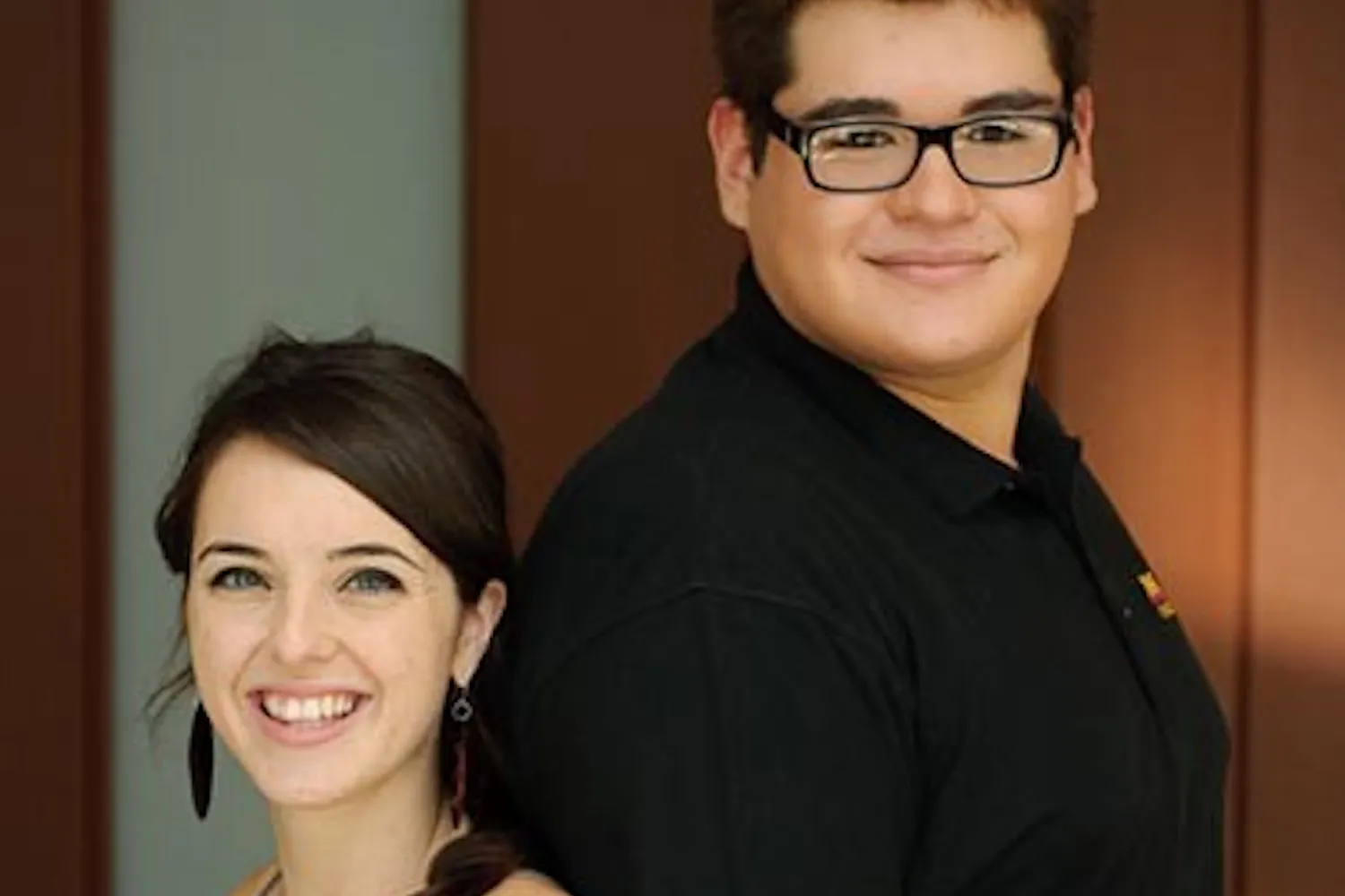 UNITING STUDENT LEADERS: Downtown ASU Undergraduate Student Government president Christian Vasquez and vice president Jessica Abercrombie hope to help downtown student government in a positive direction after last year. (Photo by Aaron Lavinsky)