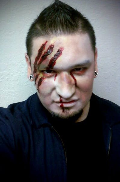 Zombie for a day. Photo by Anthony Sandoval.