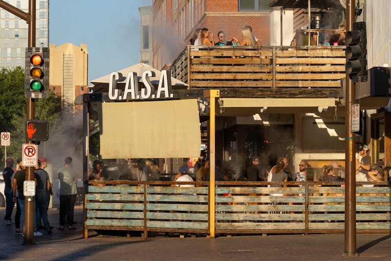 People dine-in at C.A.S.A. Tempe on May, 12, 2020 as Arizona restaurants begin reopening after COVID-19 shut them down completely.