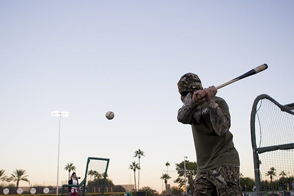 The Sun Devils played a Halloween scrimmage this week at Packard Stadium, and each player dressed up in a costume of their choice. (Photo by Dominic Valente)