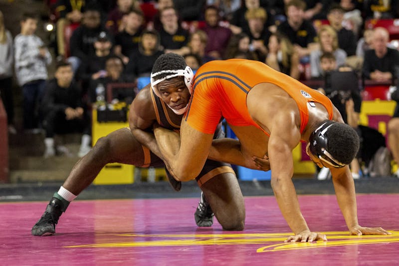 No. 10 ASU wrestling overcomes slow start to defeat Wyoming - The State