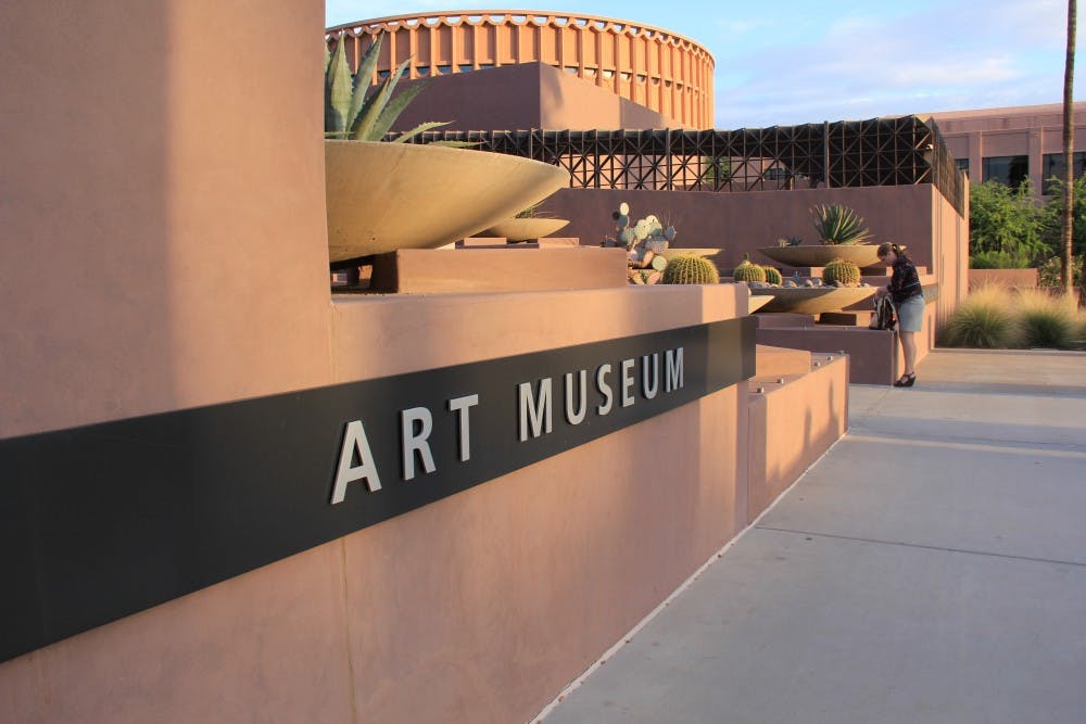 The ASU Art Museum front entrance, March 31, 2017.