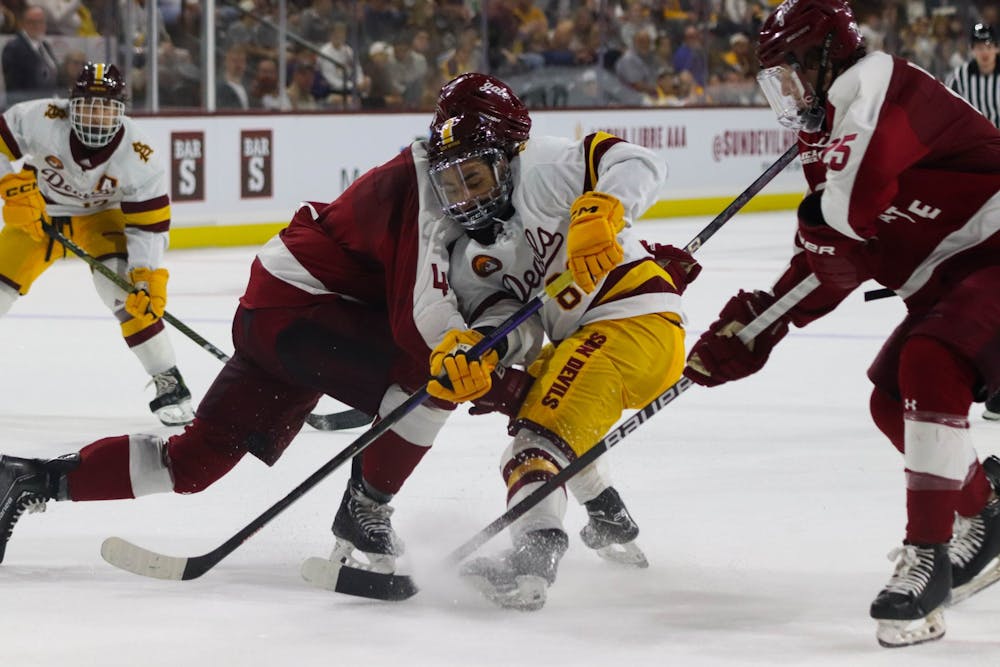 ASU Men's Hockey: Views from around Mullett Arena in ASU's 2-0 win over  Colgate - House of Sparky