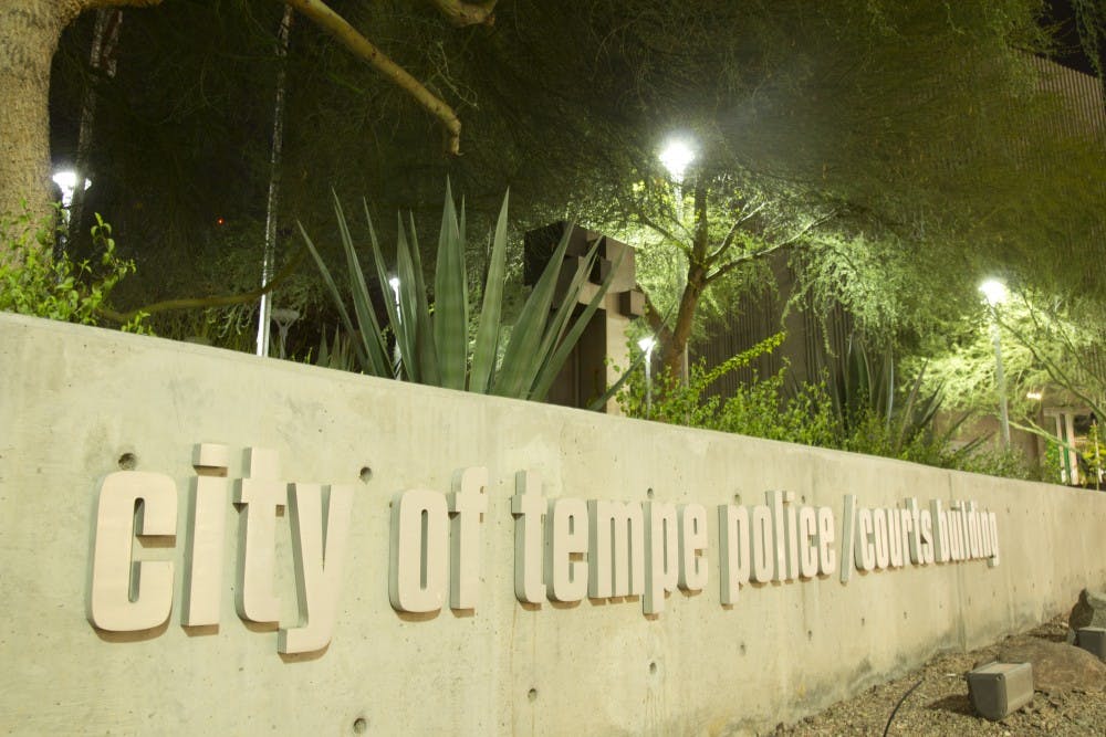 Tempe Police Headquarters (Photo illustration by Emily Johnson/The State Press)