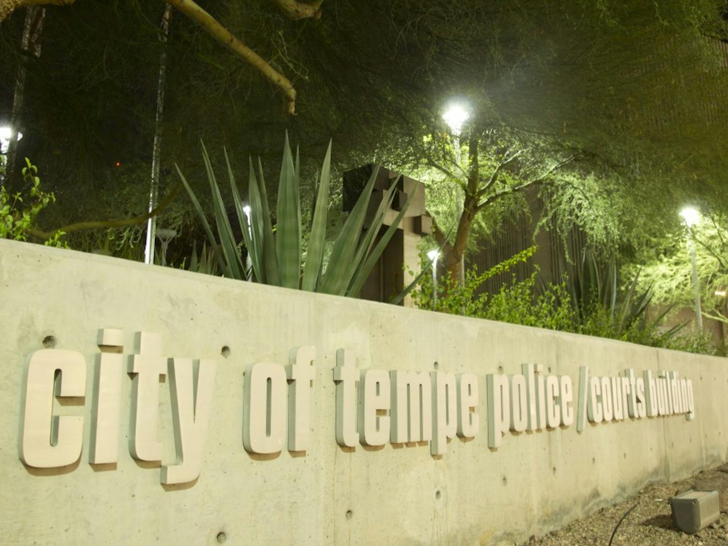 Tempe Police Headquarters (Photo illustration by Emily Johnson/The State Press)