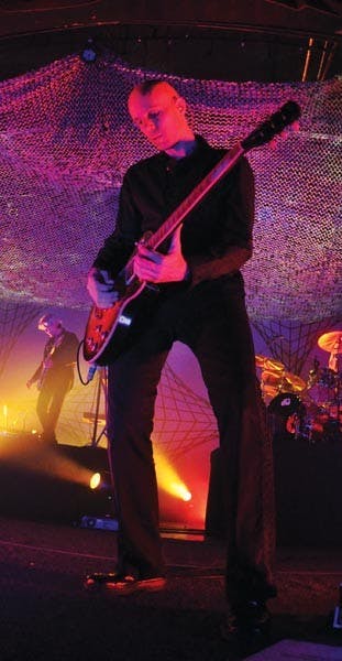 PERFECTING THE MUSIC: Band A Perfect Circle performs at the Marquee Theater in Tempe. Coming together after a hiatus, the band kept ties with its alt/metal-rock sound at shows in the Valley over the weekend. (Photo by Lauren Jordan)