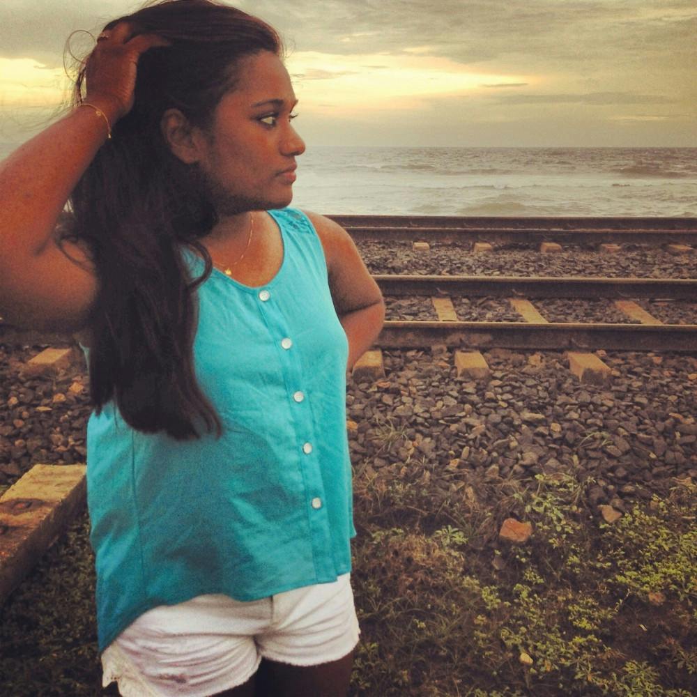 When Tishni wore her shorts in Sri Lanka, she experienced great discrimination.