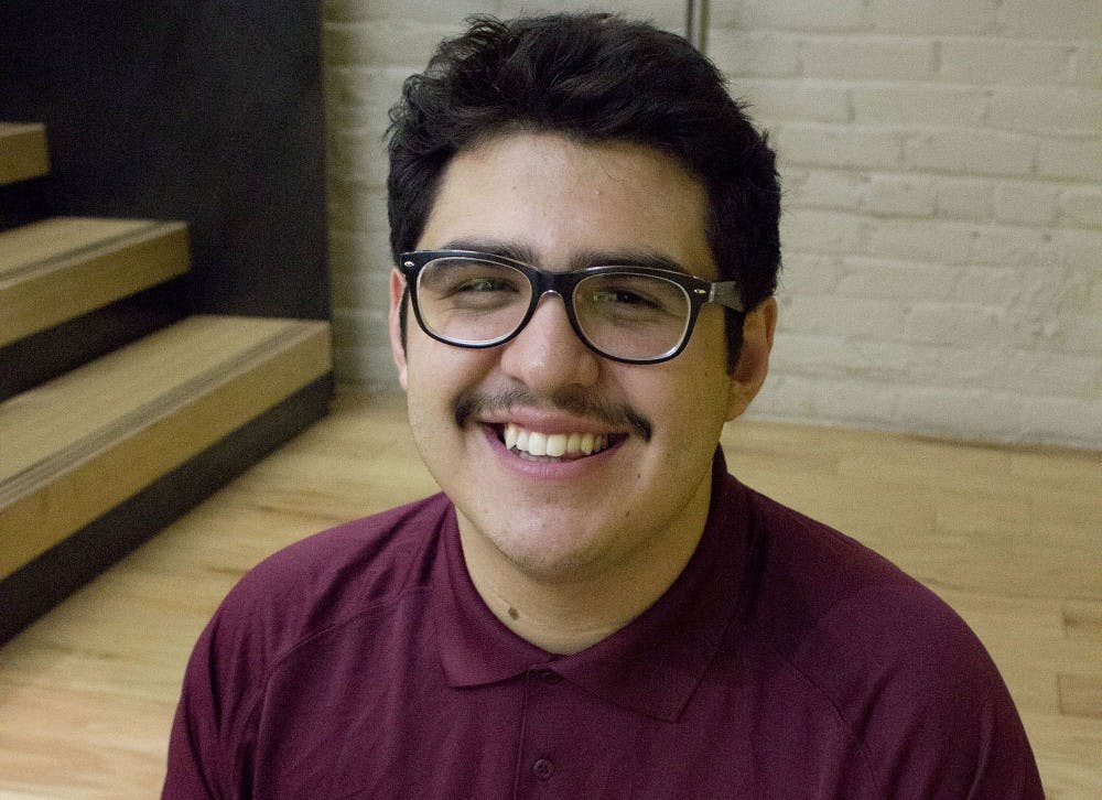 Ernesto Hernandez, the vice president of services for Undergraduate Student Government Downtown, poses for a photo. A&nbsp;nonfeasance&nbsp;charge was leveled against Hernandez in April&nbsp;2017.