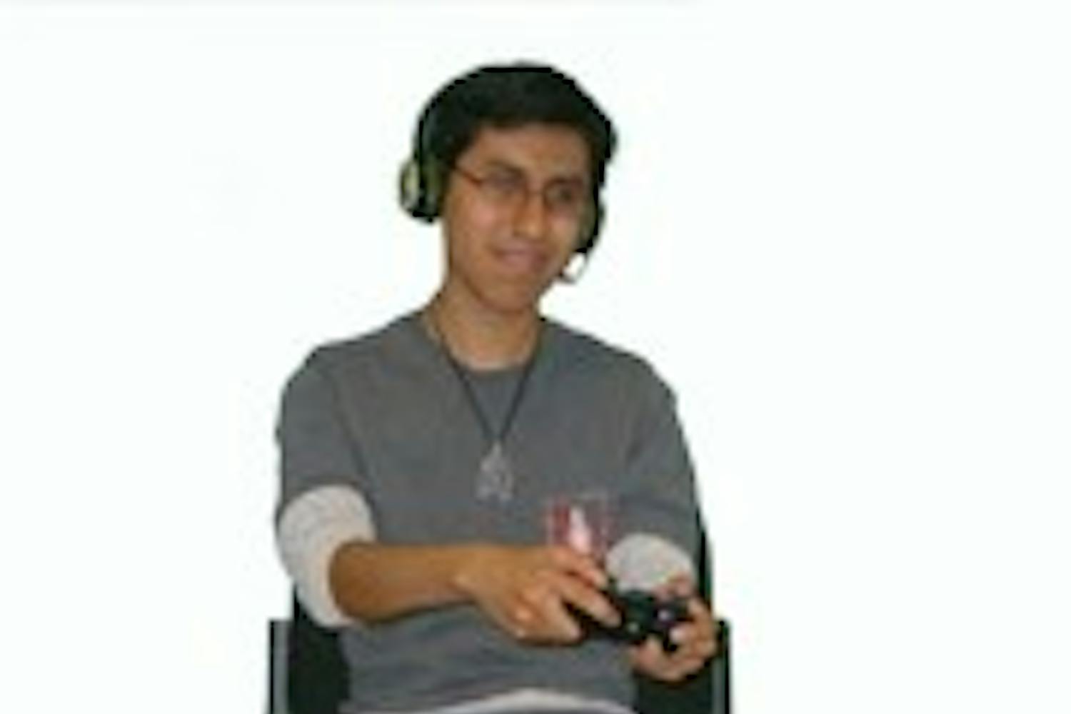 Me hard at work. For a gamer, there’s always another game to play! Photo courtesy Preston Sotelo