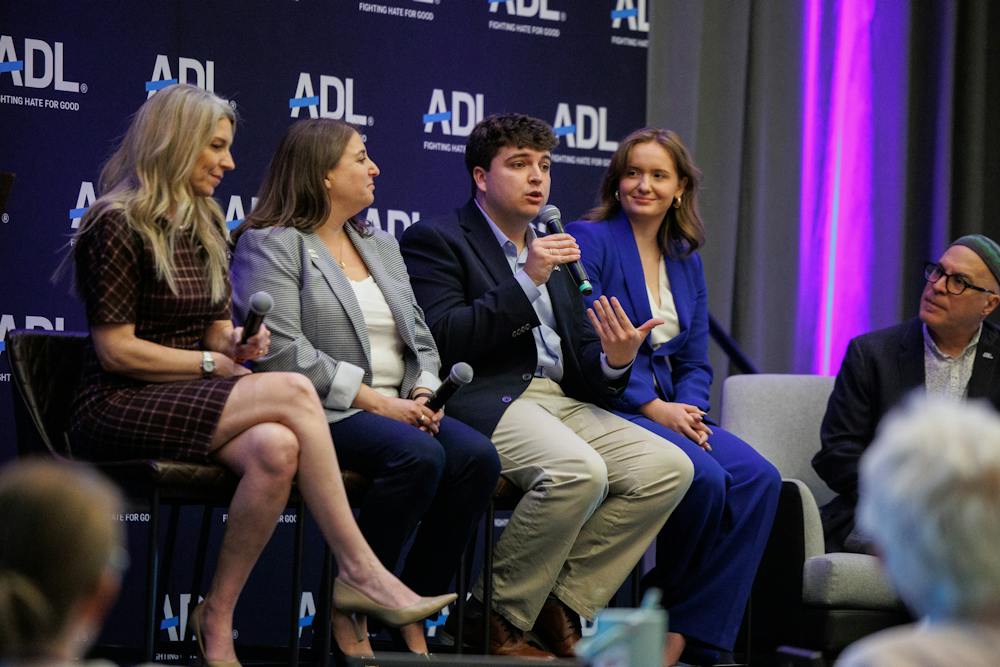 Students, faculty speak on antisemitism at ADL conference, protest ...