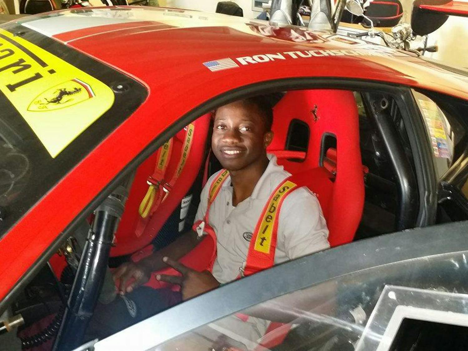 Automotive systems engineering freshman Stephano Sinyangwe is a member of the ASU Baja racing team.&nbsp;&nbsp;