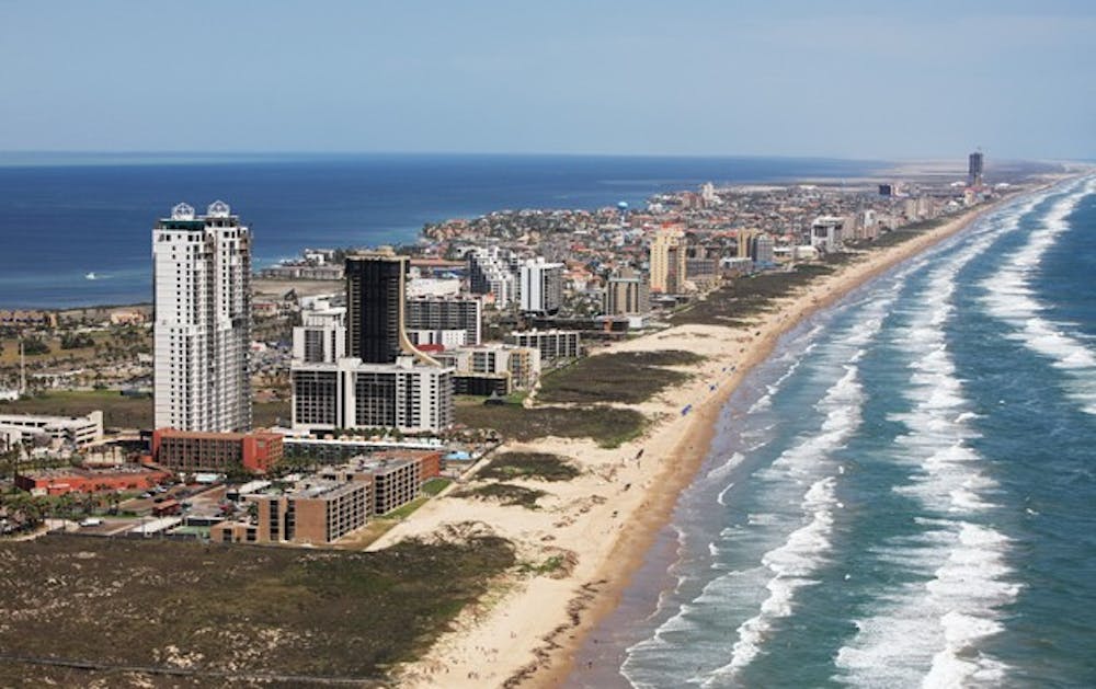 South Padre Island aerial