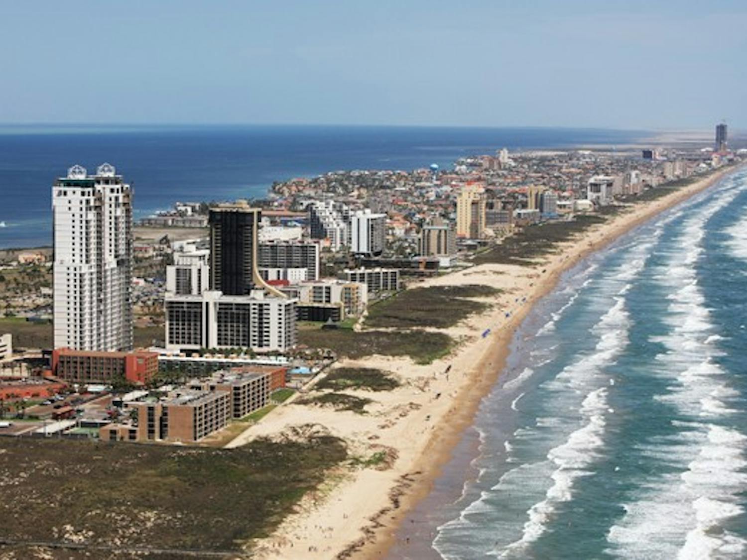 South Padre Island aerial