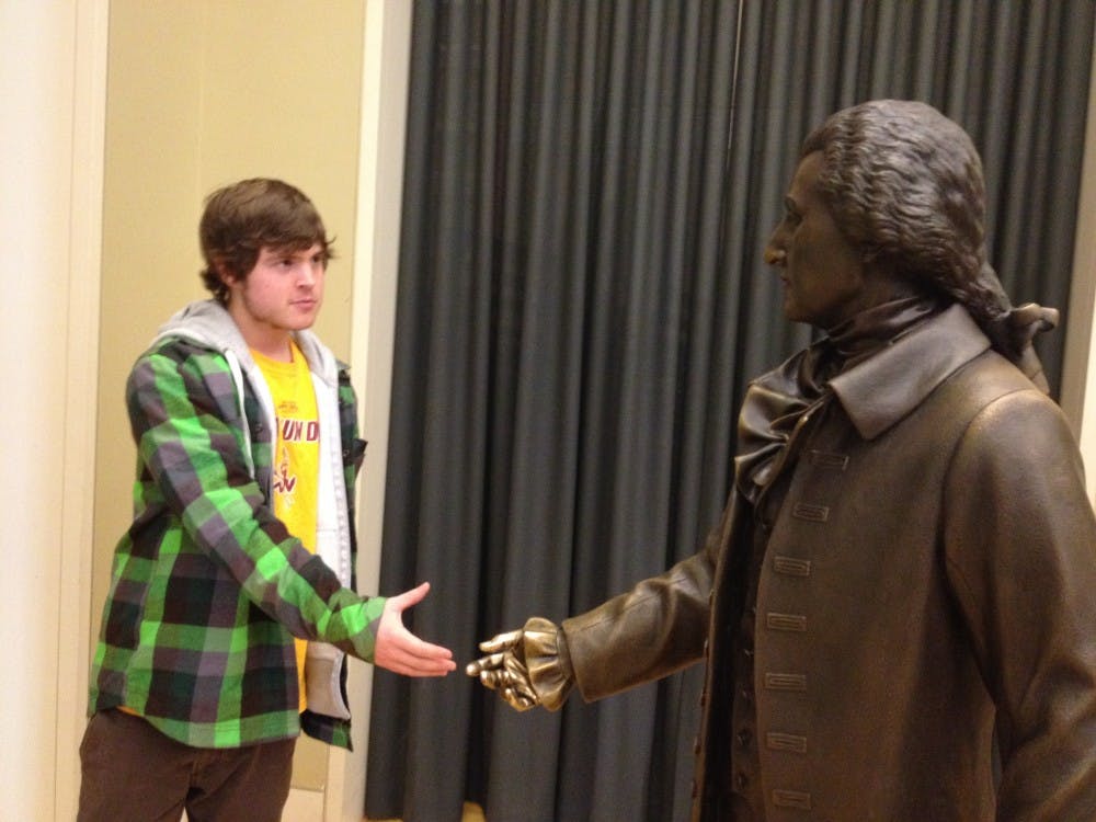 This member of the Constitutional Convention was not very lively.