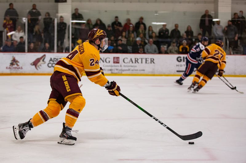 No. 10 ASU hockey's seniors lead offense, blank Alaska Anchorage 5-0