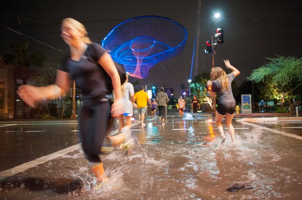 Photos: Downtown Phoenix thrashed by monsoon