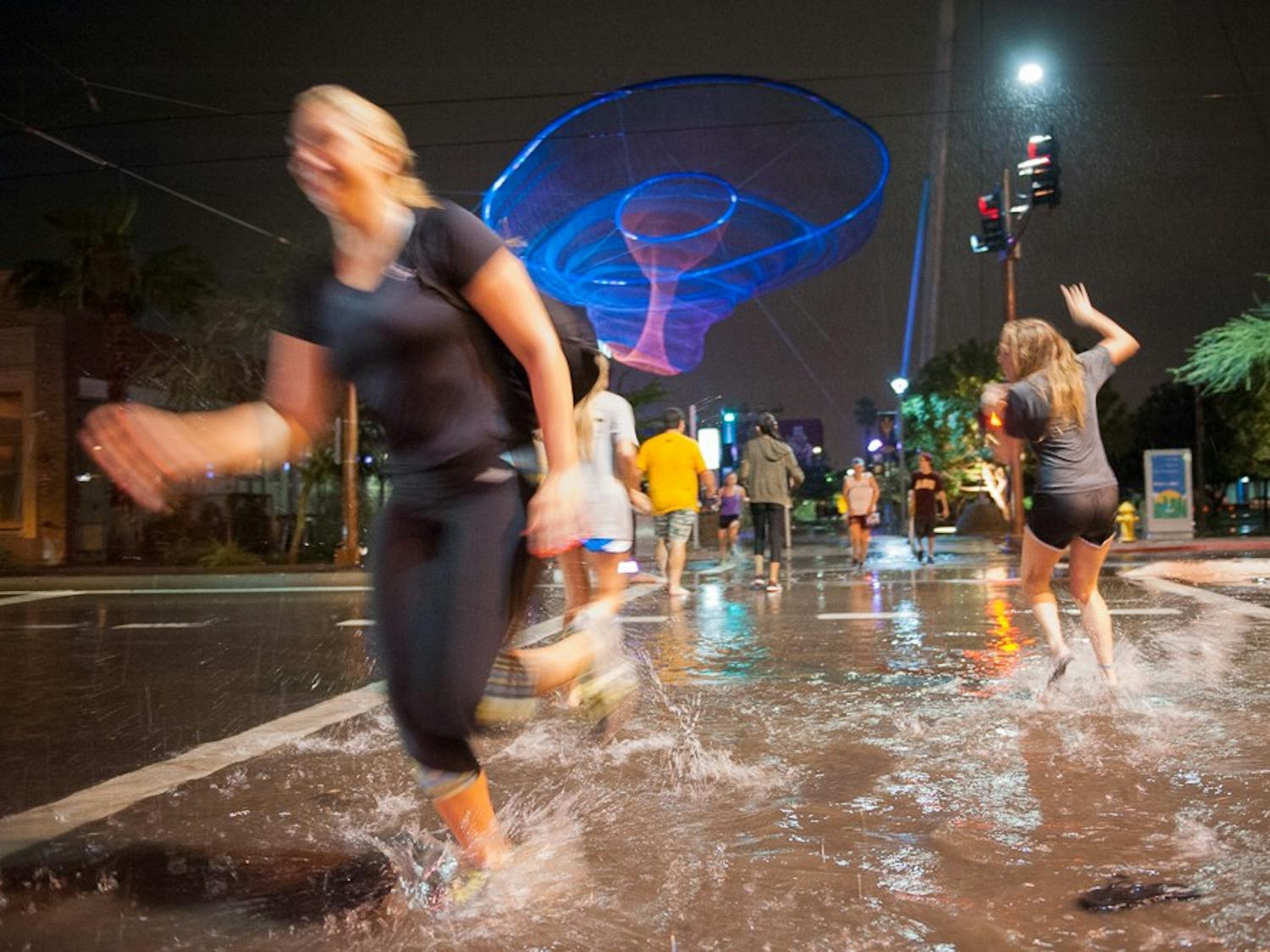 Photos: Downtown Phoenix thrashed by monsoon