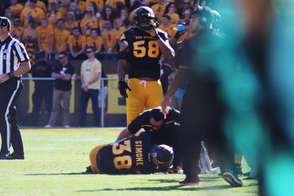 Simone Football ASU football defensive back Jordan Simone is out for the season - The ...