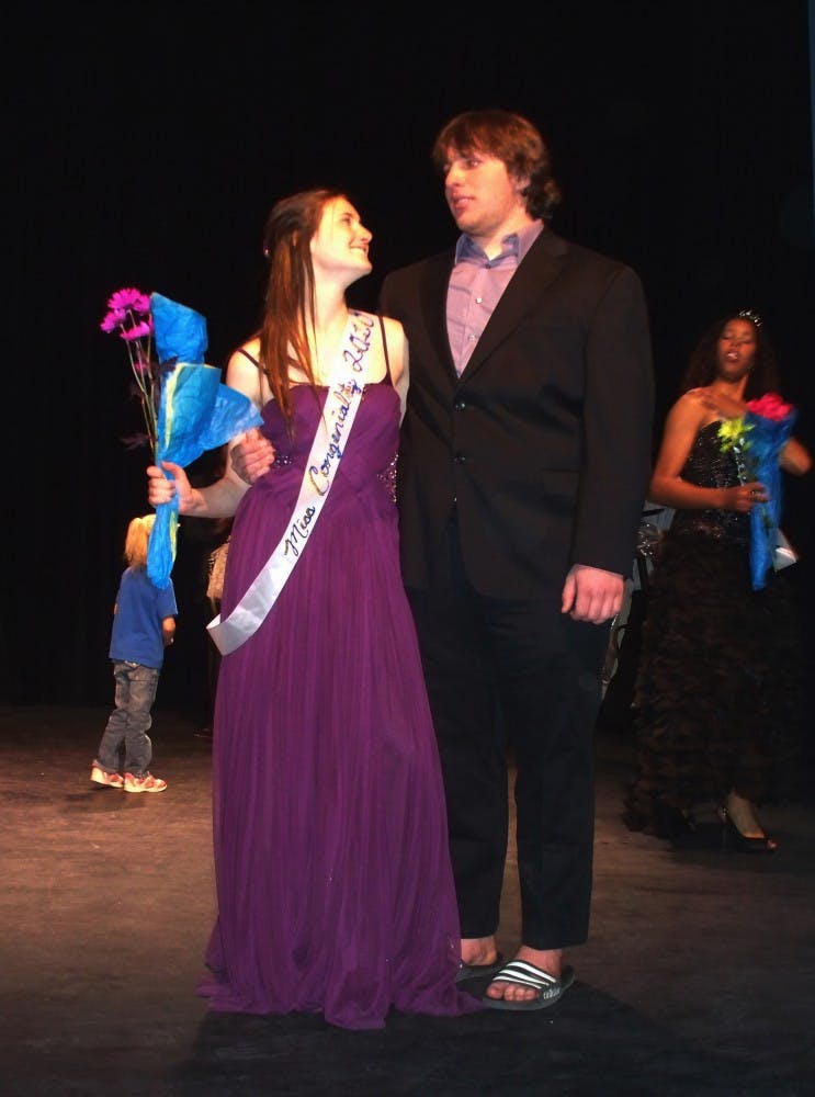 Joe supports Huskinson through her unexpected entry in the high school pageant.
Photo courtesy of Harmony Huskinson