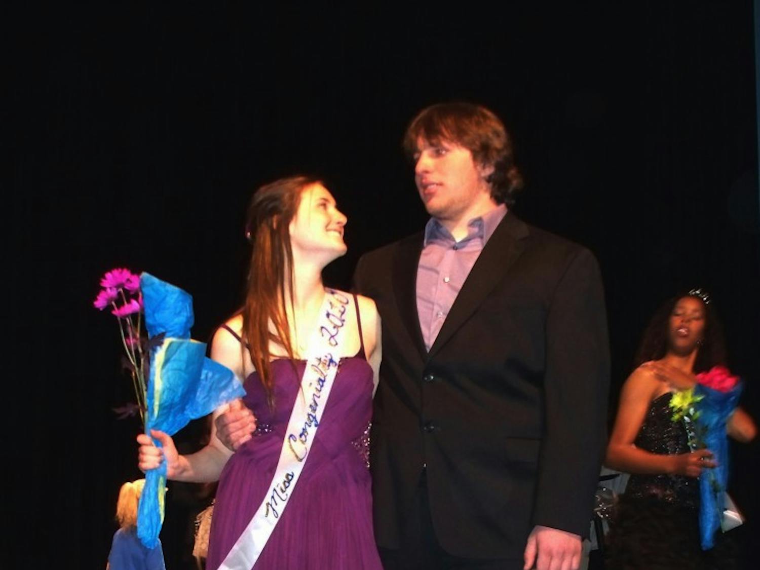 Joe supports Huskinson through her unexpected entry in the high school pageant.
Photo courtesy of Harmony Huskinson