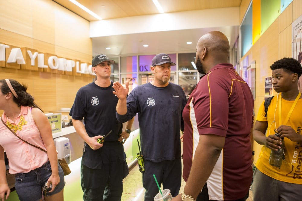 Photos: Rain blows through Downtown Phoenix