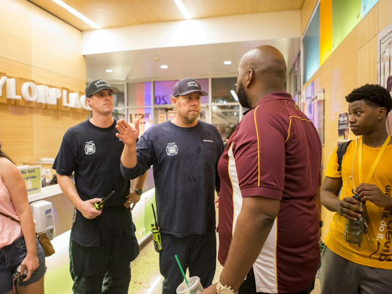 Photos: Rain blows through Downtown Phoenix