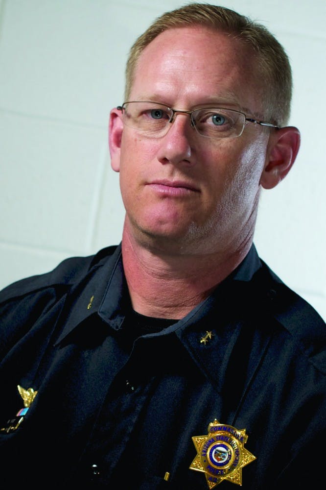 TRAINED BY THE FEDS: Cmdr. William Orr, a 20-year veteran with the ASU Police, recently completed a 10-week training regimen with the FBI National Academy Training Program in Virginia. (Photo by Michael Arellano)