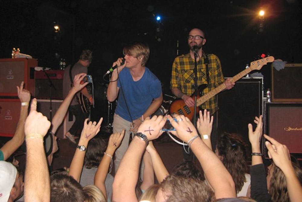 ROCKING OUT: The band Cartel performs at the Clubhouse Music Venue in Tempe in November 2009.  (Photo by Lisa Bartoli)