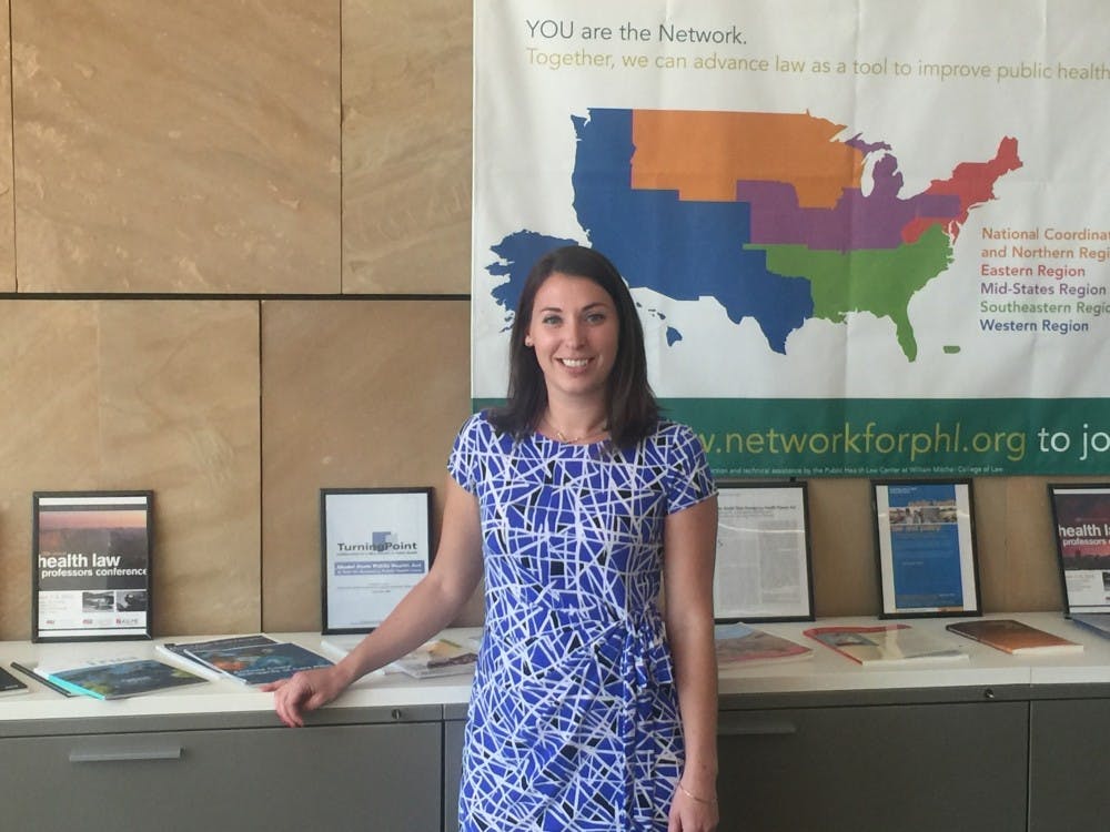 Kim Weidenaar poses for a photo at ASU's Downtown Phoenix&nbsp;campus on March 21, 2017.